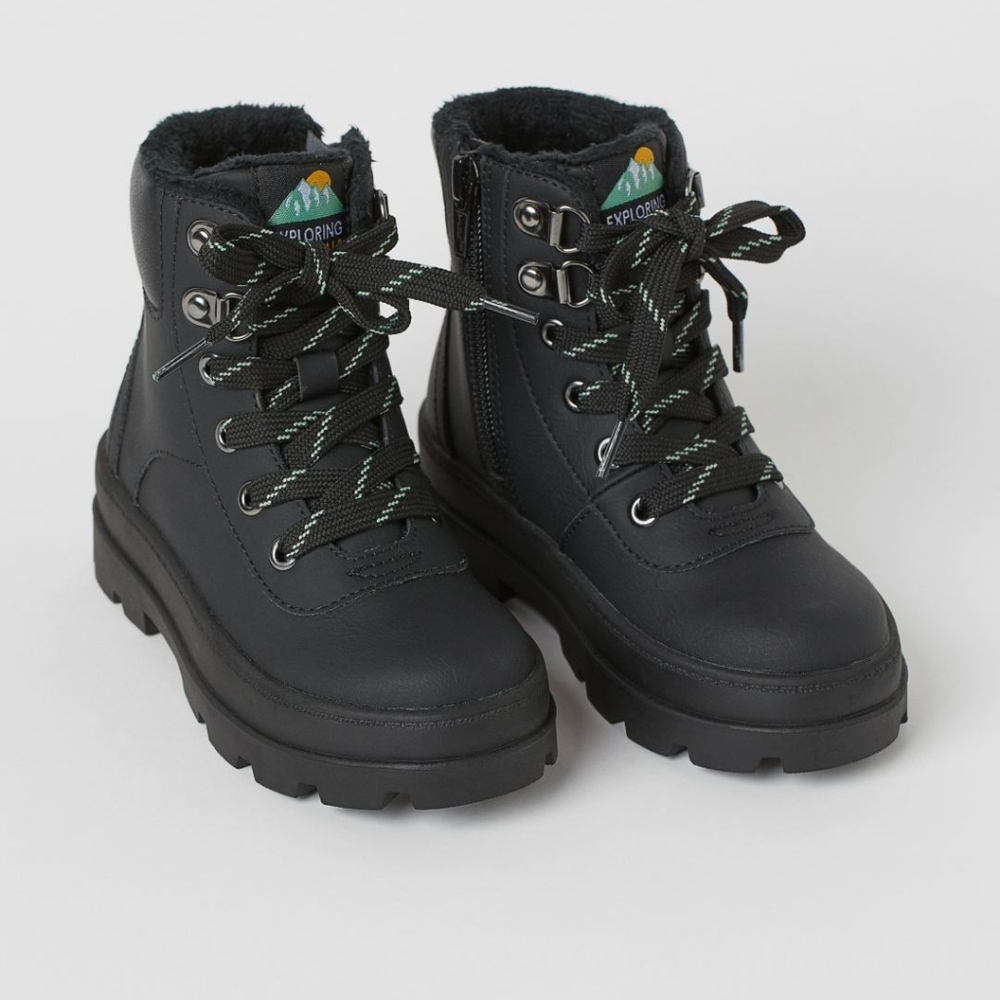 H&M FAUX LEATHER TODDLER BOOTS